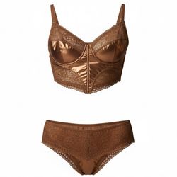 ست پایه بلند چرم و دانتل