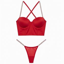 ست شورت و سوتین پایه بلند