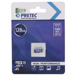 کارت حافظه رم میکرو 128 گیگ پرتک Pretec 667X U3 A1 100MB/s