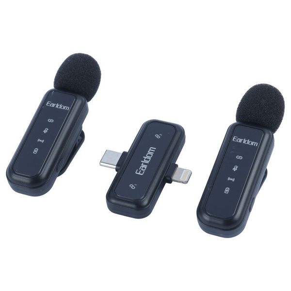 میکروفون یقه ای بی سیم Earldom ET-MC17 Type-C / Lightning