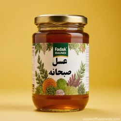 عسل نیمه تغذیه گشنیز(صبحانه)