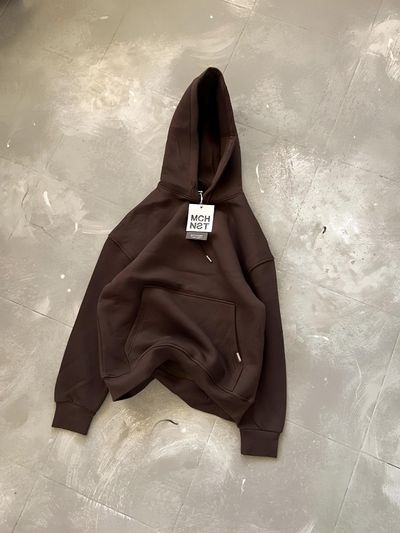 هودی بیسیک قهوه‌ای برند مچینست