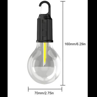 لامپ شارژی قلابدار کد 6446