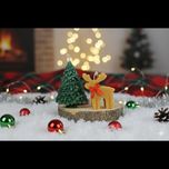 شمع گوزن و درخت کاج