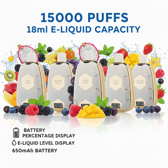 پاد یکبار مصرف اینستا پاف رونالدینیو 10 15 هزار پاف | Insta Puff Ronaldinho 10 15K Disposable Vape