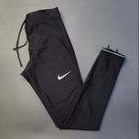 لگ زنانه مشکی نایکی دمپا زیپ