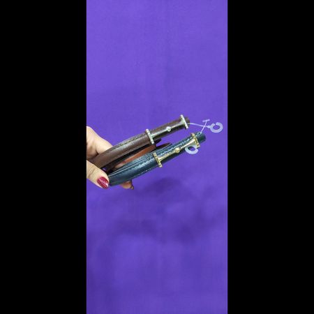 کمربند چرم دور دوخت زنانه ماسیمو 1/5 سانت