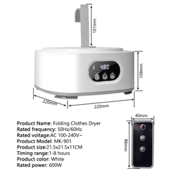 خشک کن لباس قابل حمل generic