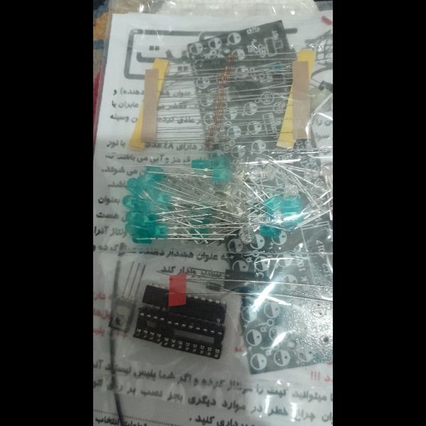 کیت آموزشی وحید کیت مدل چشمک زن پلیسی کد v.k 124