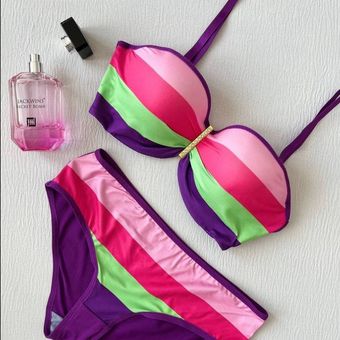 ست سوتین و شورت آبرنگی