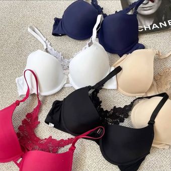 سوتین اسفنجی جلوبازشو فنردار