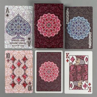 کارت بازی مدل شمسه