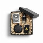 ست هدیه مردانه | پاسور + فندک + ادکلن + هیپ فلاکس