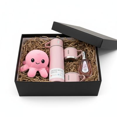 ست هدیه زنانه | فلاکس + عروسک + ادکلن