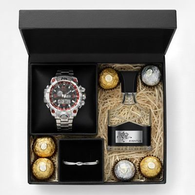 ست هدیه مردانه | ساعت + بنگال + ادکلن