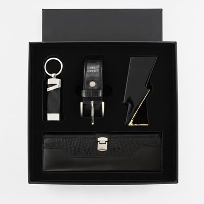 ست چرم طبیعی و ادکلن