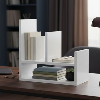 کتابخانه رومیزی دو طبقه داچوب مدل آذین کد 14