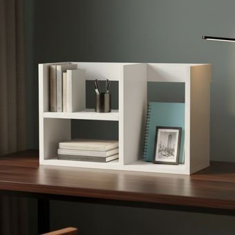 کتابخانه رومیزی دو طبقه داچوب مدل میزبان کد 17