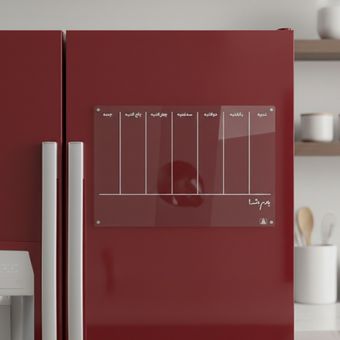 وایت‌برد پلنر شفاف داچوب مدل برنامه ریزی / آهنربایی کد 15 سایز 30x20 سانتی‌متر