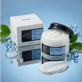 کرم آبرسان هیالورونیک اسید کوزارکس (COSRX Hyaluronic Acid Intensive Cream) حجم 100 گرم