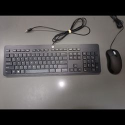 کیبورد سیمی اچ پی HP KU-1469 همراه با موس (استوک)