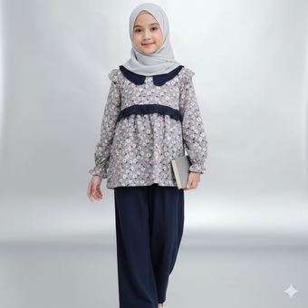 شومیز دخترانه بابونه | 8تا 15 سال | مخمل میله‌ای | سه رنگ جذاب