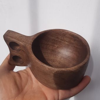 لیوان چوبی کوکسا چوب گردو