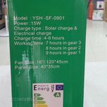 پنکه شارژی ایستاده بزرگ سولار YSH مدل SF-0901 با شارژ خورشیدی