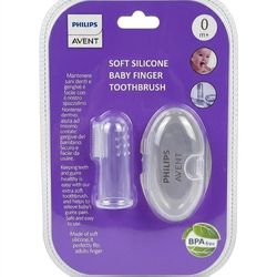 مسواک انگشتی سیلیکونی نوزاد فیلیپس اونت اصل انگلستان Philips Avent Baby Finger Toothbrush در سیسمونی مانی نی