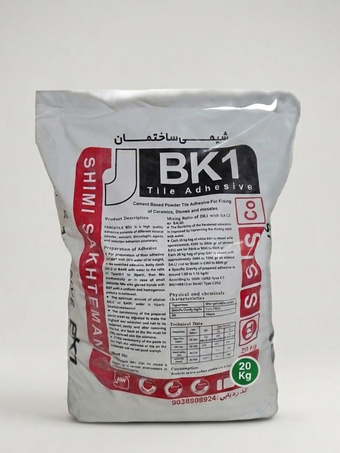 چسب کاشی و سرامیک پودری شیمی ساختمان BK1