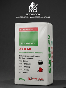 چسب کاشی و سرامیک پودری 7004 sure flex طوسی (مخصوص اسلب)