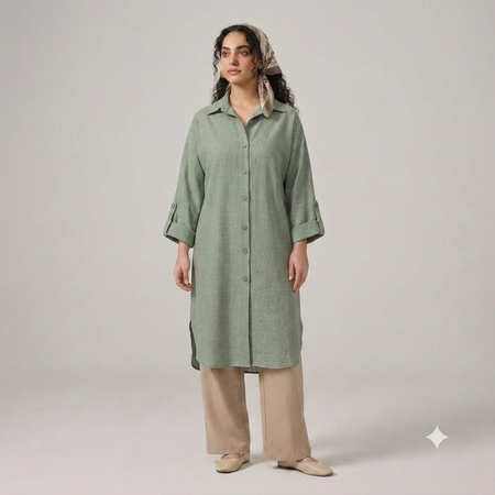 مانتو صوفیا آبشاری زنانه کاربردی روزمره