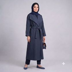 مانتو بزایاغ یقه آمریکایی باران _ کد 4082