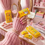 دستمال مرطوب مینی QIAN HUI مدل Mini Wet Wipes طرح جوجه
