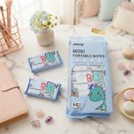 دستمال مرطوب مینی QIAN HUI مدل Mini Wet Wipes دایناسوری ابی