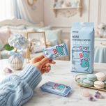 دستمال مرطوب مینی QIAN HUI مدل Mini Wet Wipes دایناسوری ابی