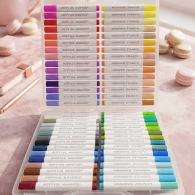 ماژیک براش اکریلیک 60 رنگ فانتزی پاندا | ACRYLIC MARKER