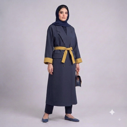 مانتو آناهیتا بزایاغ ترکیبی _ کد 4086