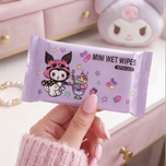 دستمال مرطوب مینی QIAN HUI مدل Mini Wet Wipes طرح کرومی