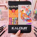 راپید براش دو سر 72 رنگ کیفدار کالور KALOUR حرفه ای