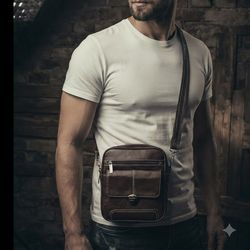 کیف دوشی چرمی