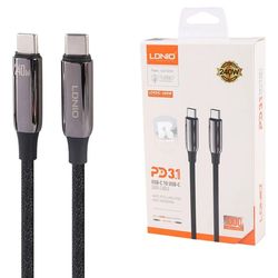 کابل تبدیل  USB-C به USB-C الدینیو مدل LC921C 240W طول 1 متر