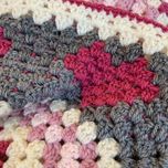 پتو/ شال مبل قلاب بافی مدل وَلن