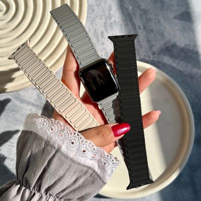 بند اپل واچ سیلیکون لینک مگنتی