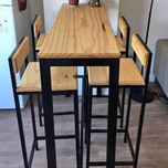 میز و صندلی غذاخوری آشپزخانه مدل نیکل