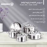 سرویس قابلمه 9 پارچه کرکماز مدل Alfa کد A1660