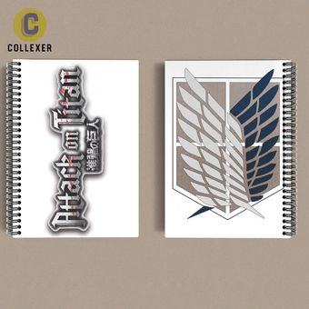 دفتر انیمه اتک آن تایتان (Attack On Titan) کد 04 (دو رو چاپ )