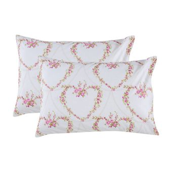 روبالشی انگلیش هوم مدل Rose Heart بسته 2 عددی