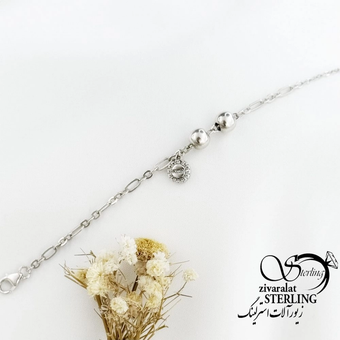 پابند نقره کلاسیک عیار925 کد 18334