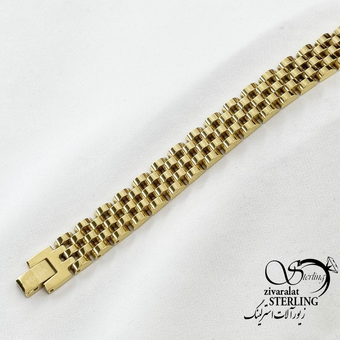 دستبند مردانه رولکس مارک استیل کد 18460